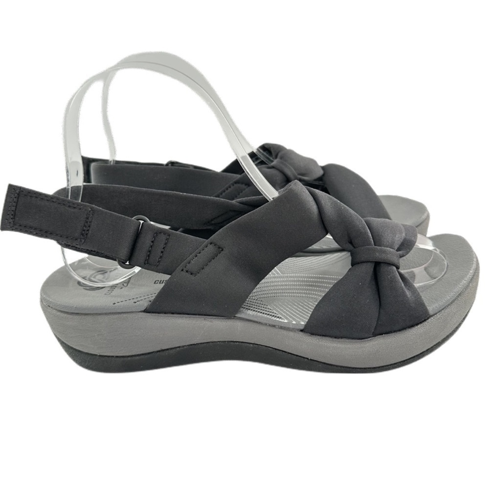 Clarks cloudsteppers Arla Meg sandals black comfort walking - Picture 1 of 14